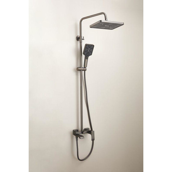 Душевая стойка Belz B24507-3, оружейная сталь - фото 7