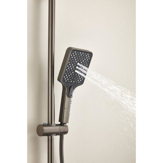 Душевая стойка Belz B24507-3, оружейная сталь - фото 31