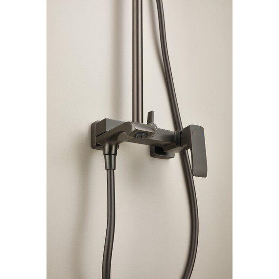 Душевая стойка Belz B24507-3, оружейная сталь - фото 34