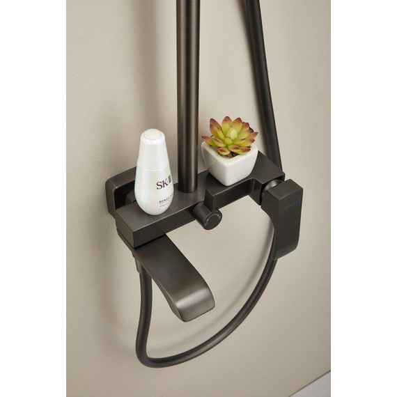 Душевая стойка Belz B24507-3, оружейная сталь - фото 25