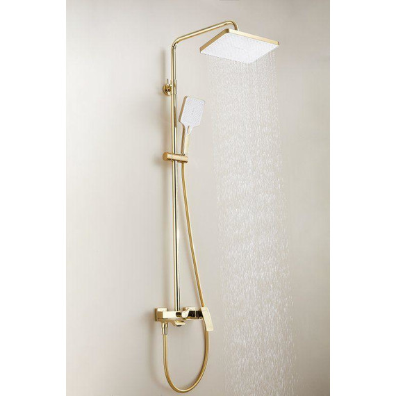 Душевая стойка Belz B24507-5, золото - фото 2