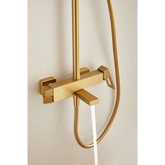 Душевая стойка Belz B24658-5, золото матовое - фото 23