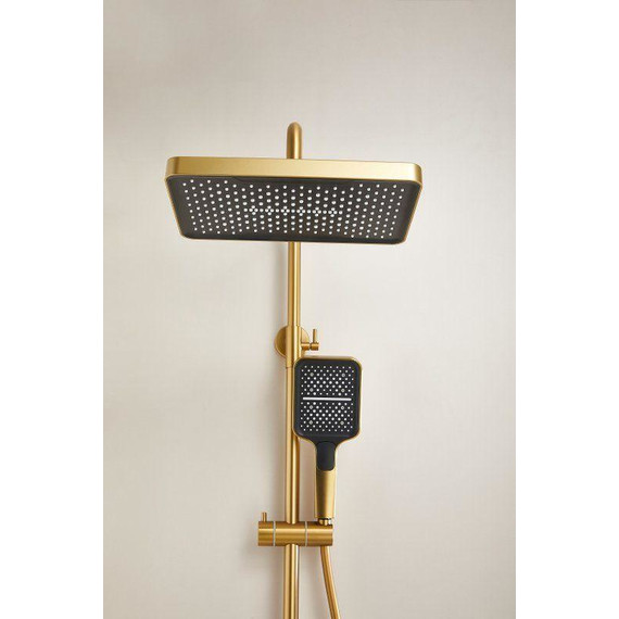 Душевая стойка Belz B24658-5, золото матовое - фото 19