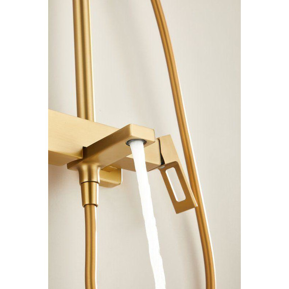 Душевая стойка Belz B24658-5, золото матовое - фото 26