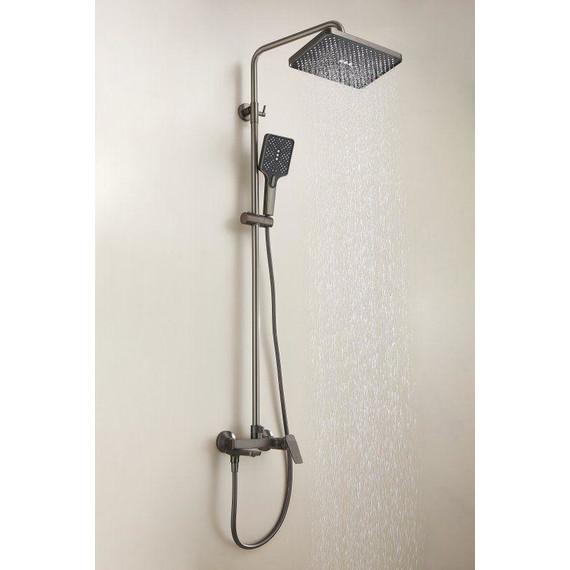 Душевая стойка Belz B24715-3, оружейная сталь - фото 3