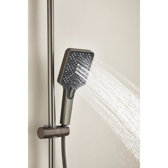 Душевая стойка Belz B24715-3, оружейная сталь - фото 32