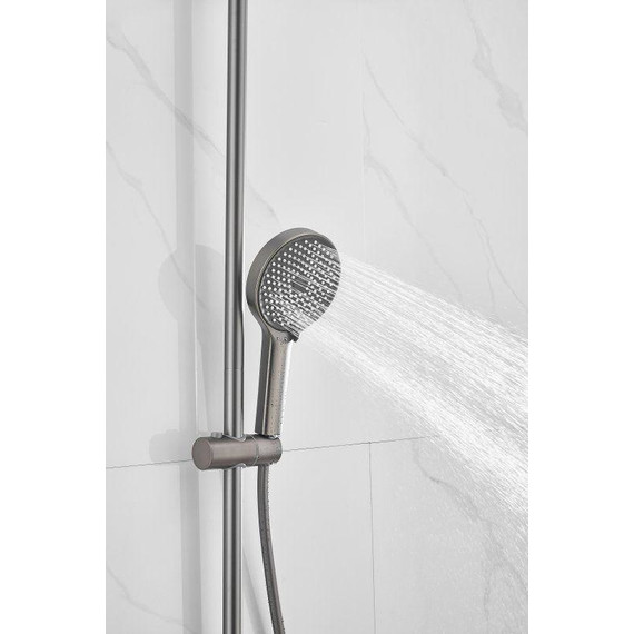 Душевая стойка Belz B24812-3, оружейная сталь - фото 19