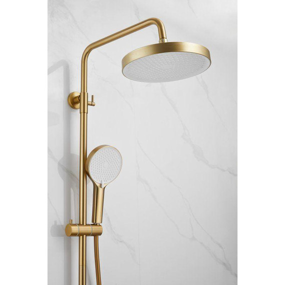 Душевая стойка Belz B24812-5, золото брашированное - фото 8