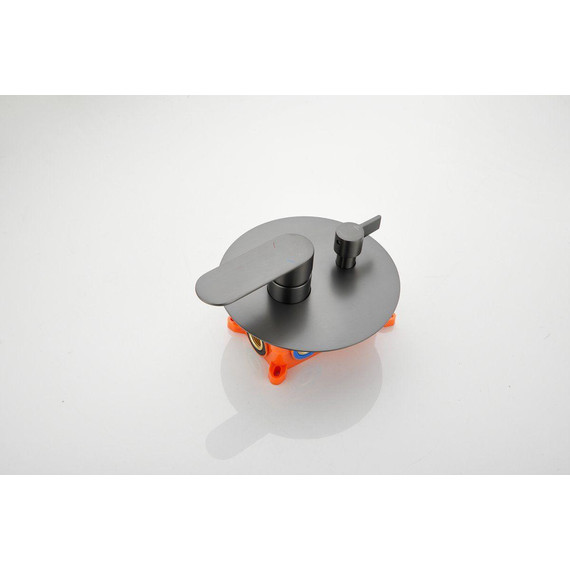 Душевая система для ванны Belz B80713-3, оружейная сталь - фото 5