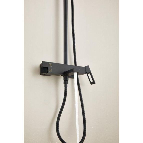 Душевая стойка Belz B24658-7, чёрный матовый - фото 25