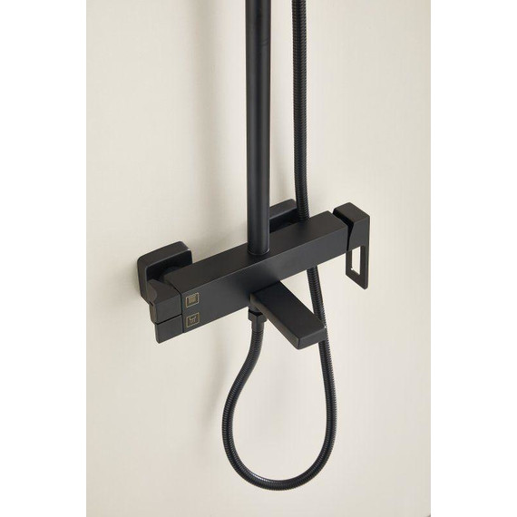 Душевая стойка Belz B24658-7, чёрный матовый - фото 35