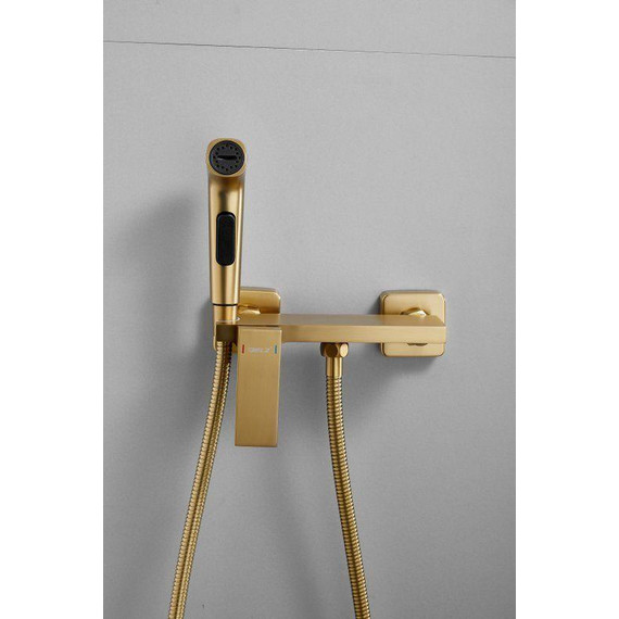 Набор для гигиенического душа Belz B55653-5, золото матовое - фото 19