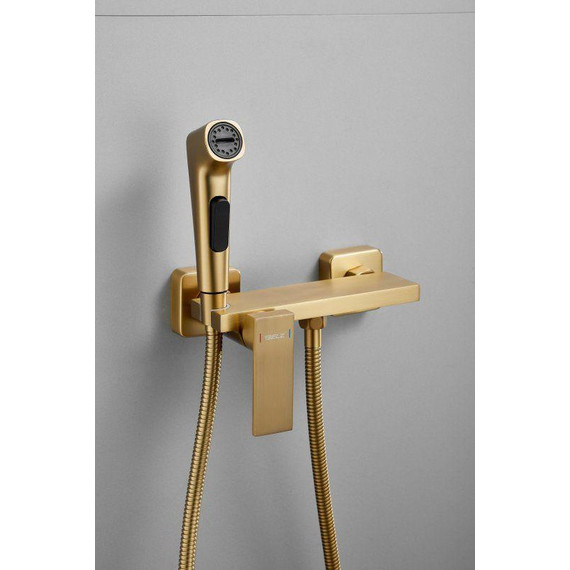 Набор для гигиенического душа Belz B55653-5, золото матовое - фото 