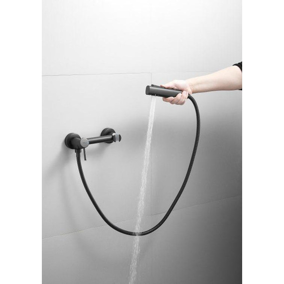 Набор для гигиенического душа Belz B55803-7, чёрный матовый - фото 