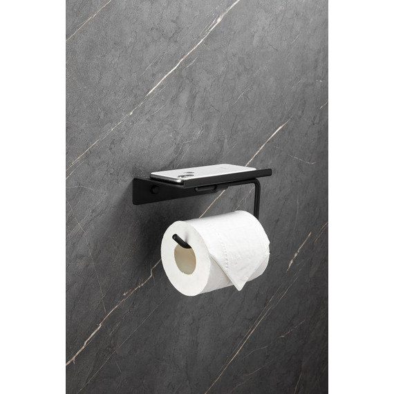 Держатель для туалетной бумаги Belz B9001-7, чёрный матовый - фото 7