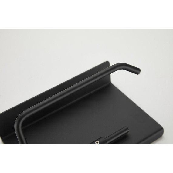 Держатель для туалетной бумаги Belz B9001-7, чёрный матовый - фото 21