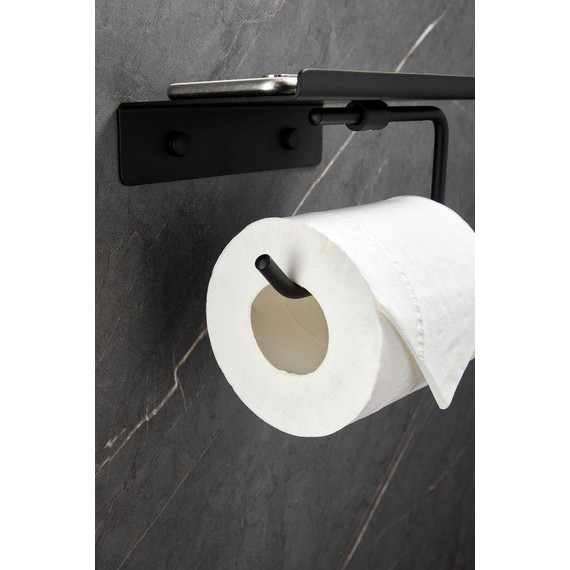 Держатель для туалетной бумаги Belz B9001-7, чёрный матовый - фото 22