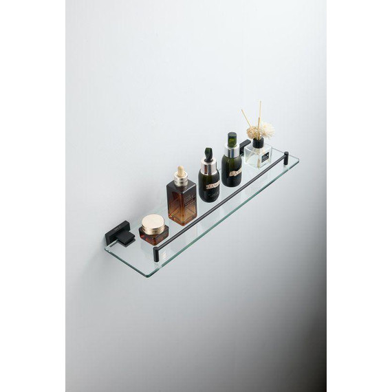 Cтеклянная полка Belz B90307, чёрный матовый - фото 17