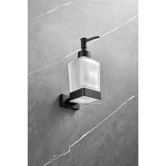 Дозатор для жидкого мыла Belz B90327, чёрный матовый - фото 6