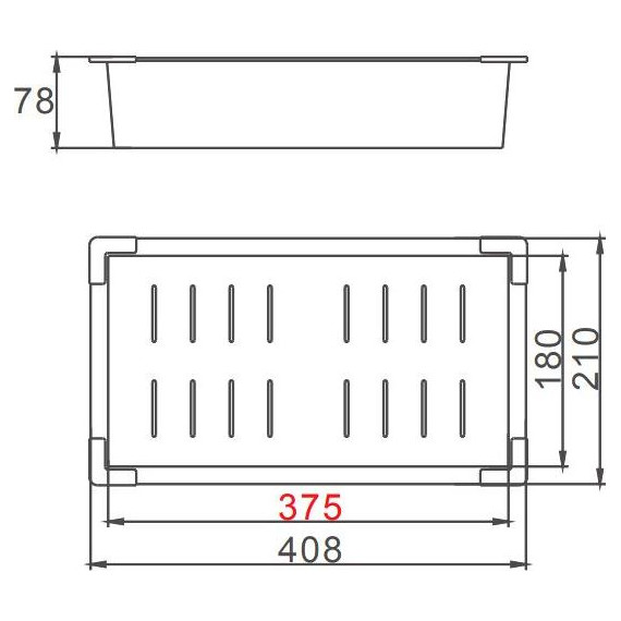 Коландер для кухонной мойки Gerhans K30338 - фото 2