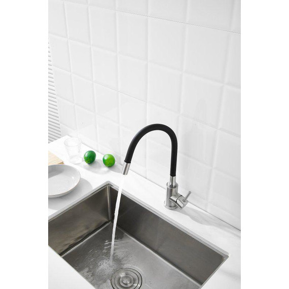 Смесители для кухни Belz B73809-1, сатин/чёрный - фото 4