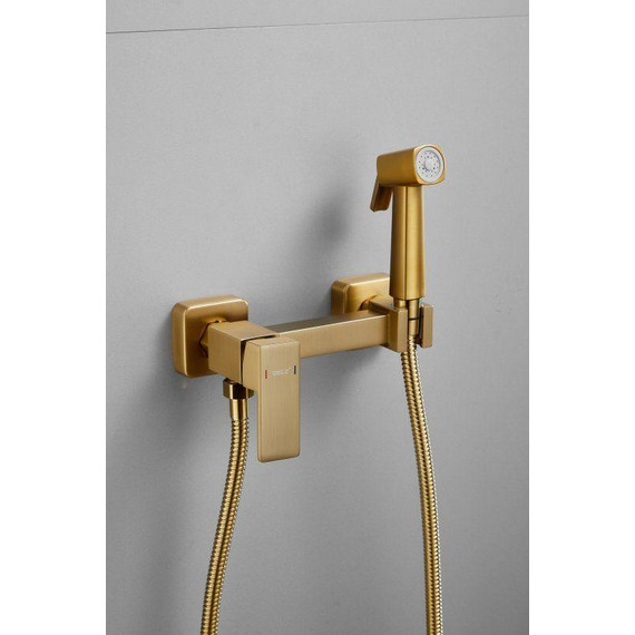 Набор для гигиенического душа Belz B55806-5, золото матовое - фото 18