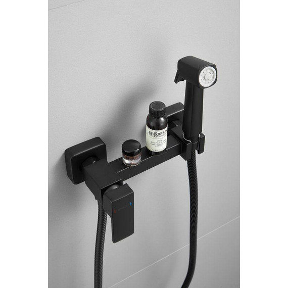 Набор для гигиенического душа Belz B55806-7, чёрный матовый - фото 3