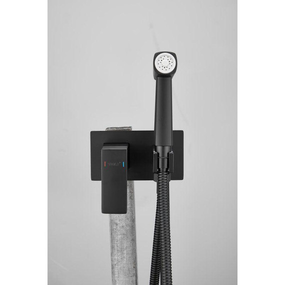 Набор для гигиенического душа Belz B55808-7 (со скрытой частью) чёрный матовый - фото 5