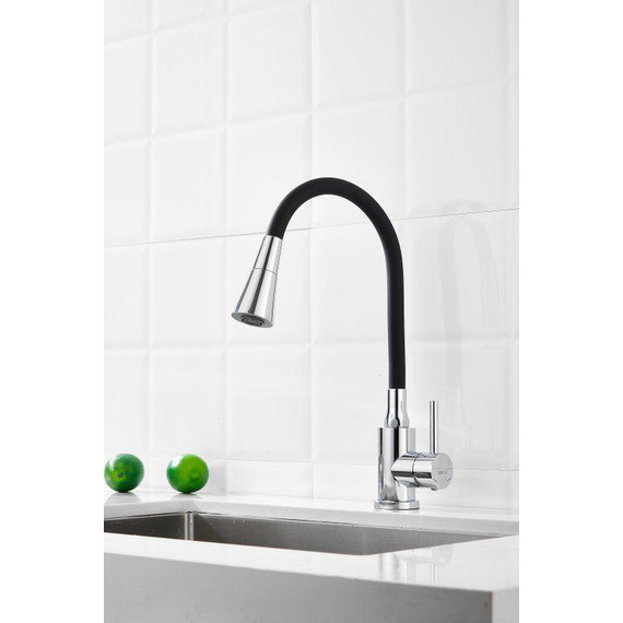 Смесители для кухни Belz B74809, хром/чёрный - фото 14