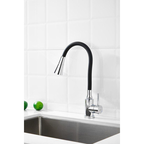 Смесители для кухни Belz B74809, хром/чёрный - фото 5