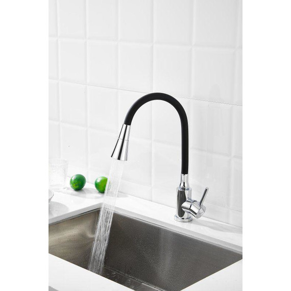 Смесители для кухни Belz B74809, хром/чёрный - фото 6