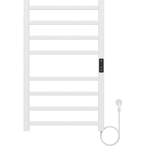 Полотенцесушитель электрический Gerhans П8 400х700 мм K680743W, белый (скрытое подключение) - фото 