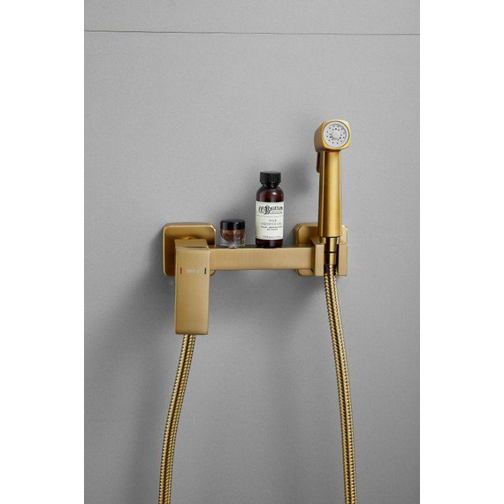 Набор для гигиенического душа Belz B55806-5, золото матовое - фото 6