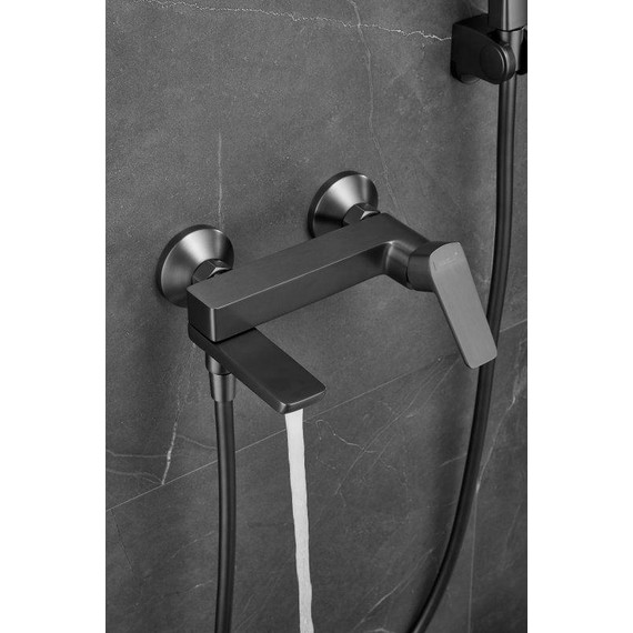 Смеситель для ванны Belz B60715-3, оружейная сталь - фото 15