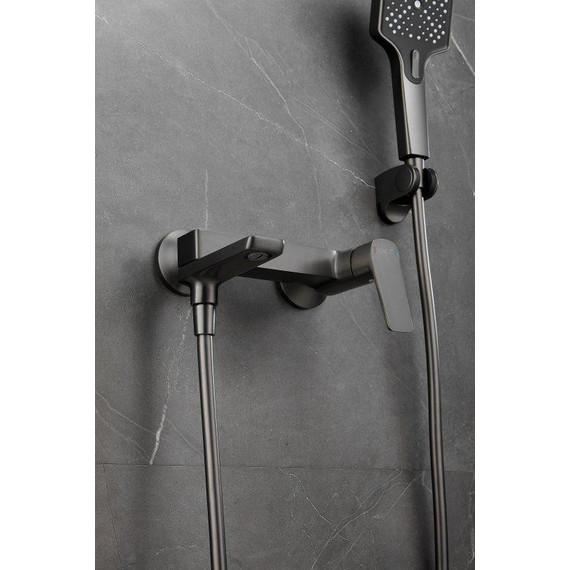 Смеситель для ванны Belz B60715-3, оружейная сталь - фото 16