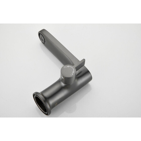 Смеситель для ванны Belz B66713-3, оружейная сталь - фото 11