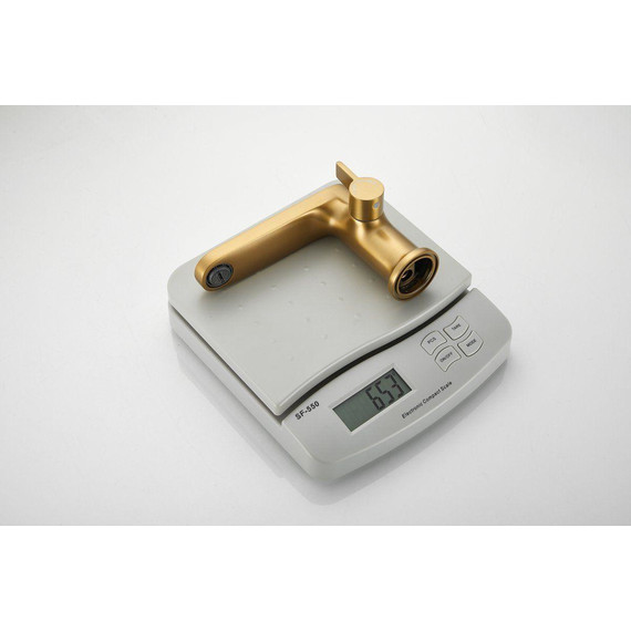 Смеситель для ванны Belz B66713-5, золото брашированное - фото 9