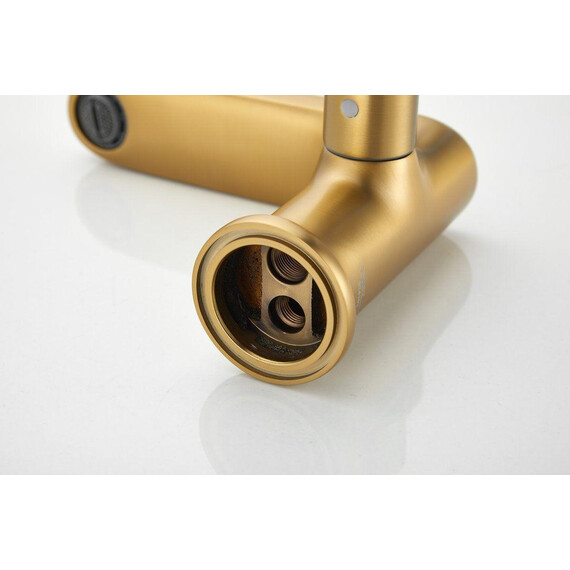 Смеситель для ванны Belz B66713-5, золото брашированное - фото 14