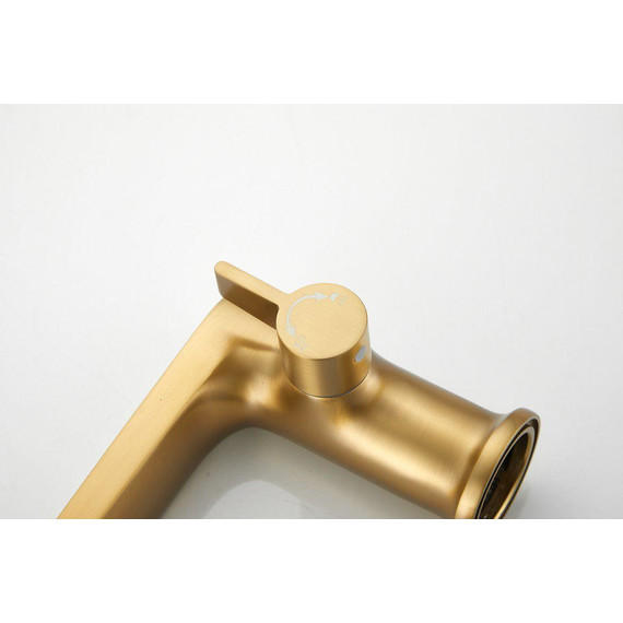 Смеситель для ванны Belz B66713-5, золото брашированное - фото 3