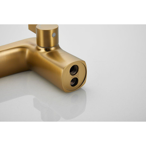 Смеситель для ванны Belz B66715-5, золото брашированное - фото 14