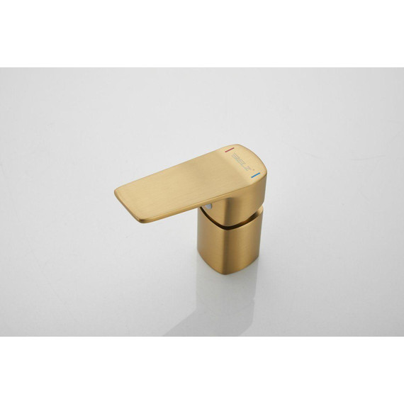 Смеситель для ванны Belz B66715-5, золото брашированное - фото 4