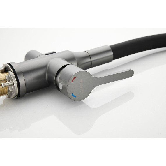 Смесители для кухни Belz B76814-3, оружейная сталь/чёрный - фото 15