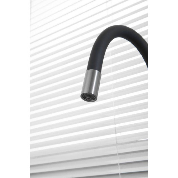 Смесители для кухни Belz B76814-3, оружейная сталь/чёрный - фото 24