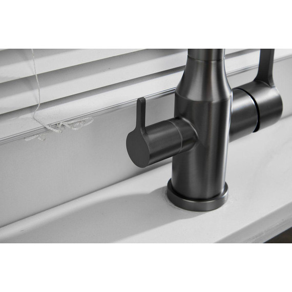 Смесители для кухни Belz B76814-3, оружейная сталь/чёрный - фото 29