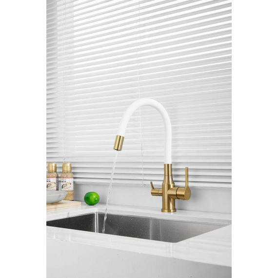 Смесители для кухни Belz B76814-5, золото/белый - фото 20