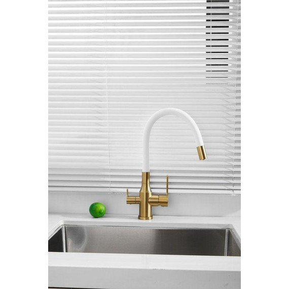 Смесители для кухни Belz B76814-5, золото/белый - фото 48