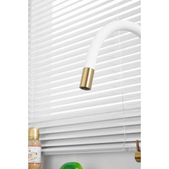 Смесители для кухни Belz B76814-5, золото/белый - фото 5