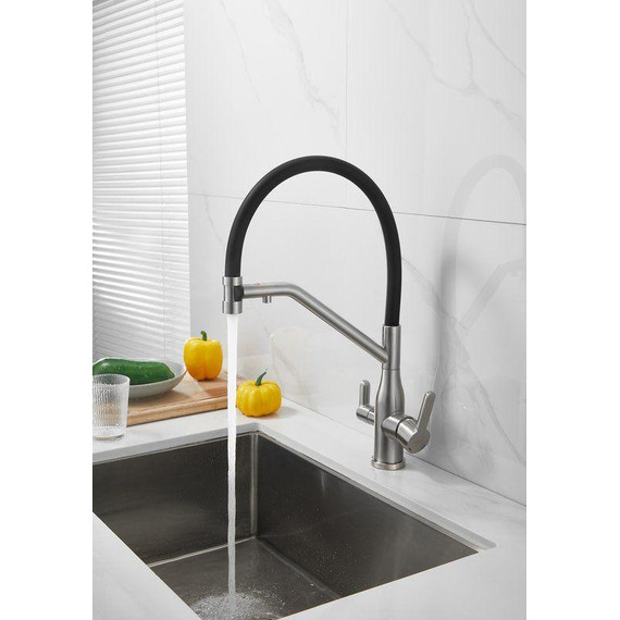 Смесители для кухни Belz B78815-1, сатин/чёрный - фото 14