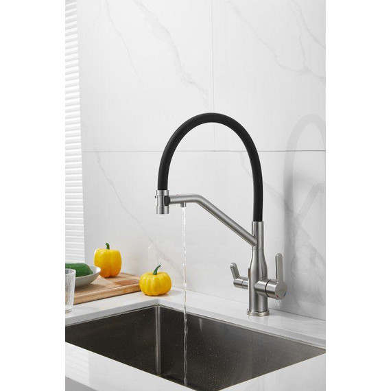 Смесители для кухни Belz B78815-1, сатин/чёрный - фото 42