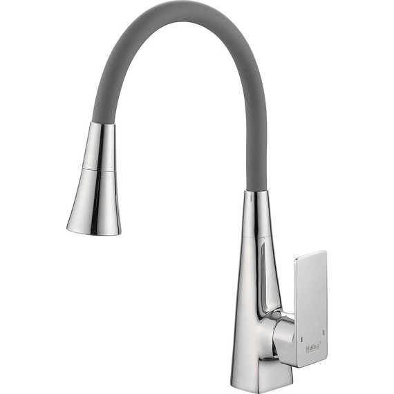Смесители для кухни Haiba HB73823, хром/серый - фото 